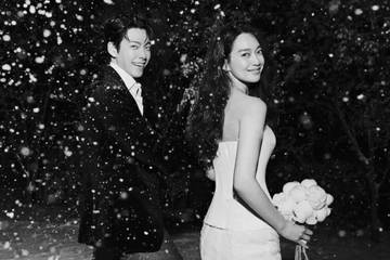 Shin Min Ah dan Kim Woo Bin Bagikan Foto Pernikahan