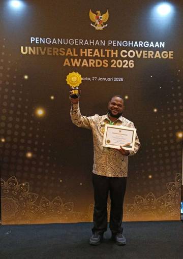 Lanny Jaya Raih Penghargaan UHC dari BPJS Kesehatan