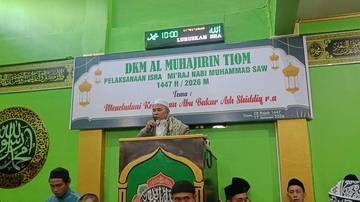 Yonif 511/DY Pos-Kotis Peringati Isra' Miraj di Tiom   