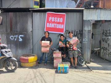 MAMMESA Jayawijaya Gelar Aksi Kemanusiaan Korban Kebakaran Tolikara
