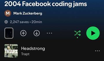 Mark Zuckerberg Bagikan Playlist Musik Saat Membangun Facebook