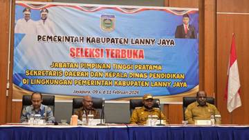 Lanny Jaya seleksi sekda dan Kepala Dinas Pendidikan