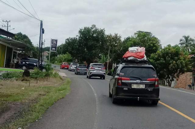 Arus Balik di Jalinteng Way Kanan Mulai Meningkat