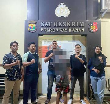 Ayah Tiri Asal Tanjung Raja Sakti ini Dibekuk Polisi