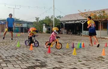 Push Bike Semakin Diminati Anak-Anak di Way Kanan
