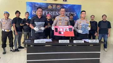 Polres Way Kanan Amankan 100,34 Gram Sabu