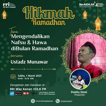 Mengendalikan Nafsu dan Hawa di Bulan Ramadan