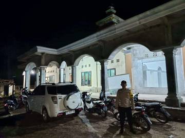Himbauan Polsek Negeri Besar Pam Salat Tarawih