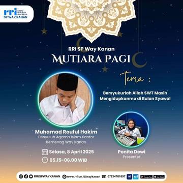 Penyuluh Agama Way Kanan Mengajak Bersyukur di bulan Syawal