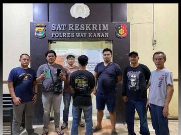 Polres Way Kanan Tangkap Pelaku Pencurian Dengan Pemberatan