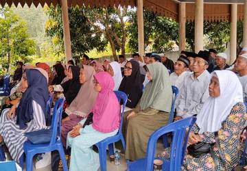 Calon Jamaah Haji (CJH) Way Kanan Ikuti Bimbingan Manasik