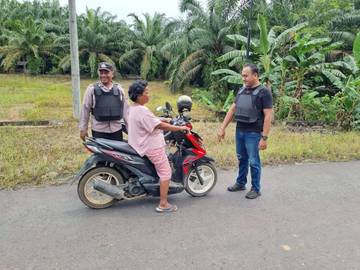 Polsek Pakuan Ratu Razia Guna Tekan Tingkat Kriminalitas