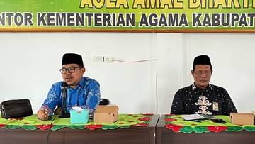 Kemenag Way Kanan Menggelar Rapat Teknis Pemberangkatan Haji