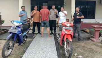 Polsek Way Tuba Berhasil Ringkus Pelaku Pencurian Motor