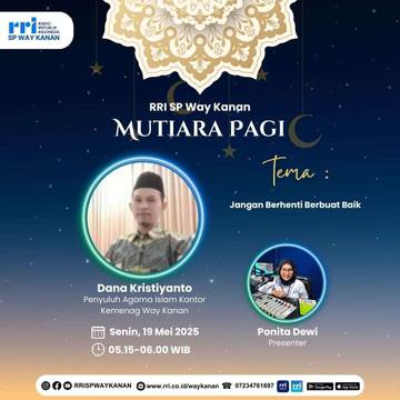Penyuluh Agama Way Kanan Ajak Masyarakat Berbuat Kebaikan