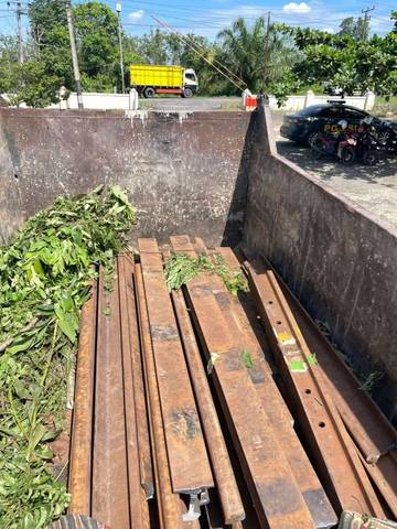Dua Pencuri Besi Rel Kereta Api Diciduk Polisi