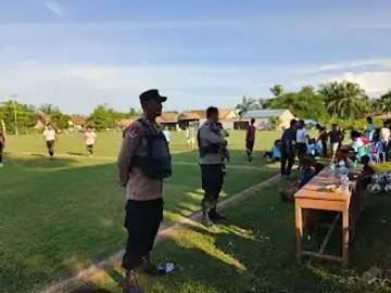 Polisi Kawal Ketat Turnamen KST Cup Putra Desa
