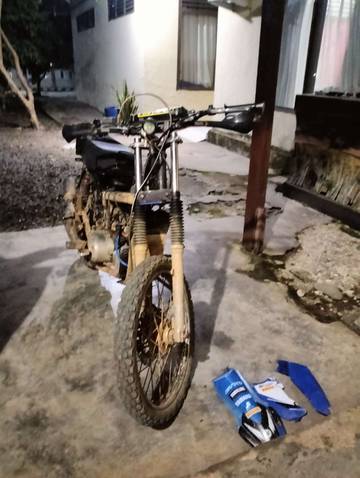 Polisi Bekuk Pelaku Pencurian  Motor Di Rantau Jaya Banjit   