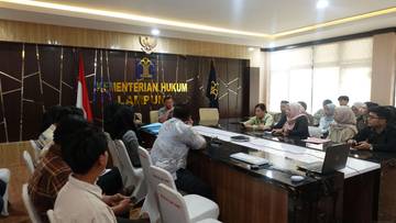 Kemenkum Lampung Evaluasi Bantuan Hukum Tepat Sasaran