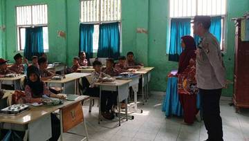 Polsek Buay Bahuga Awasi Program Makan Bergizi Gratis