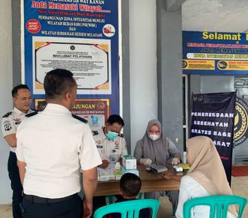 Lapas Way Kanan Hadirkan Layanan Kesehatan Gratis
