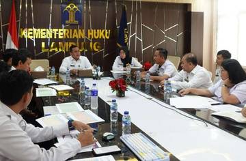 Kanwil Kemenkum Lampung Bahas Alih Status BMN