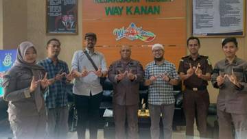 Kejari Way Kanan dan KPKNL Metro Nilai Barang Rampasan