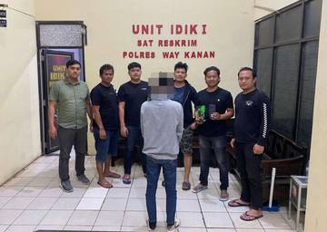 Gagal Kabur, Pencuri di Way Kanan Diringkus Polisi