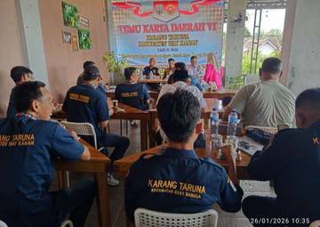 Temu Karya Karang Taruna Way Kanan Dorong Kepemimpinan Pemuda
