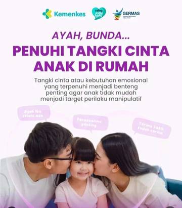 Kemenkes Ajak Orang Tua Penuhi Tangki Cinta Anak