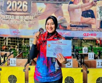 Srikandi Lanudad Gatot Soebroto Raih Juara Menembak Nasional   