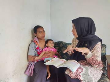 Homecare Puskesmas Negeri Agung Sasar Kesehatan Anak