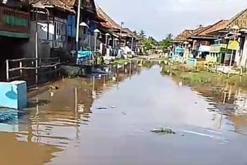 Kampung Sri Menanti Way Kanan Kembali Dilanda Banjir