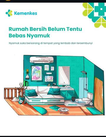 Rumah Bersih Belum Tentu Bebas Nyamuk