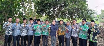 Kemenag Lampung Tinjau Lokasi Pembangunan KUA Baradatu
