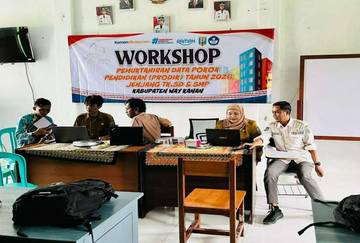 Pemkab Way Kanan Lakukan Pemutakhiran Data Pokok Pendidikan