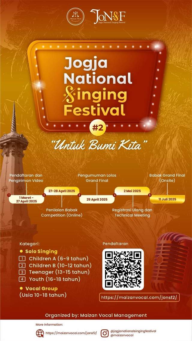 Jogja National Singing Festival 2025 Kembali Digelar - RRI.co.id