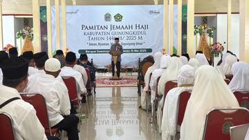 Pemkab Gunungkidul Gelar Pamitan Jemaah Calon Haji
