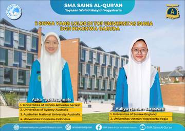 Santri SMA Sains Al-Qur'an Ukir Prestasi Tingkat Internasional