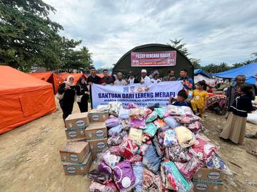 Kampung Siaga Bencana Merapi Bantu Korban Musibah Sumatra
