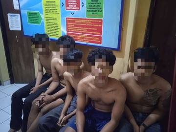 Delapan Remaja Diamankan Polisi, Ditemukan Sajam dan Narkoba