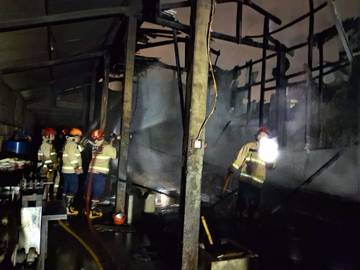 Pabrik Keripik Tempe di Banguntapan Ludes Dilahap Api