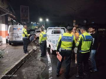 APILL Padam, Empat Kendaraan Bertabrakan di Monjali