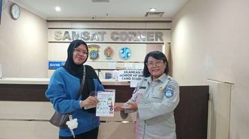 PT Jasa Raharja Edukasi Bayar Pajak Motor Online