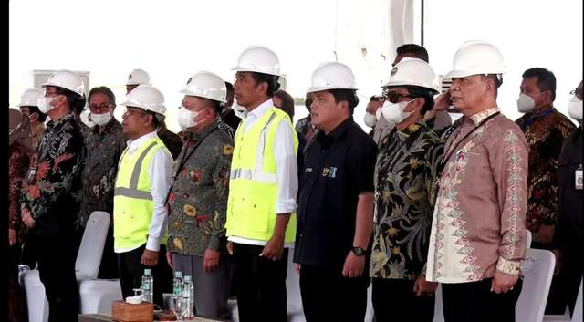 Peresmian Pabrik NPK PT PIM oleh Presiden Jokowi