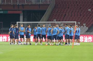 Latihan Resmi Timnas Argentina
