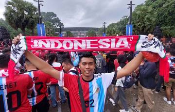 Antusias Penonton Jelang Laga Indonesia Melawan Argentina