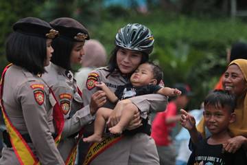 Aksi Simpatik Patroli 'Car Free Day'