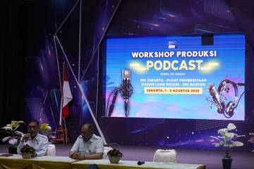 LPP RRI Korwil XIII Jakarta Gelar Workshop Podcast