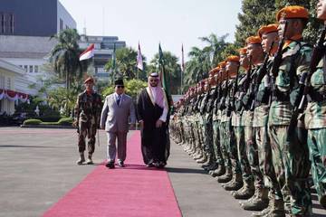 Menhan Prabowo Terima Kunjungan Menhan Arab Saudi, Perkuat Kerja Sama Pertahanan